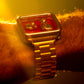 Luxury Jewelry Watch - Gold Velour